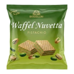 Bardollini Wafers with Pistachio pisztácia krémmel töltött ostya 117g