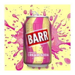 Barr Cream Soda Zero krémszóda ízű szénsavas üdítőital 330ml