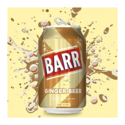 Barr Ginger Beer Low Sugar gyömbérsör ízű szénsavas üdítőital 330ml