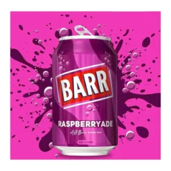 Barr Raspberryade Zero málna ízű szénsavas üdítőital 330ml