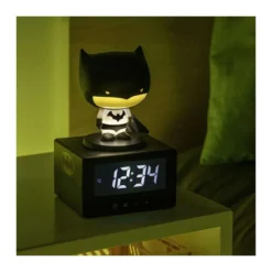 Batman Icon Alarm Clock ébresztőóra éjszakai fénnyel