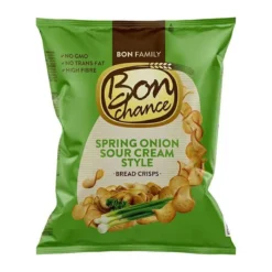 Bon Chance BreadCrisps Spring Onion and Sour Cream újhagymás-tejfölös kenyérchips 60g