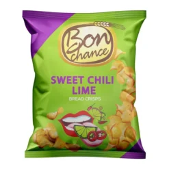 Bon Chance BreadCrisps Sweet Chili Lime ízű kenyérchips 120g