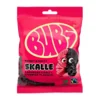 BUBS Skalle Raspberry Salty Liquorice málna-sós édesgyökér ízű lágycukor 90g