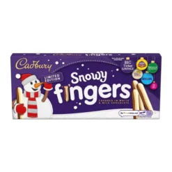 Cadbury Fingers Biscuits limitált kiadású fehér és tejcsokival bevont kekszrudak 115g