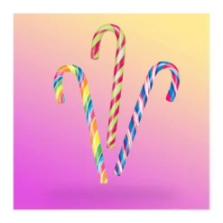Candy Cane színes cukorpálca nyalóka 1,2 kg – 2. kép