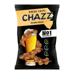 Chazz Bread Chips Cheddar Cheese cheddar sajt ízű kenyérchips 100g – 2. kép