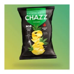 Chazz Cannabis Jalapeño ízű burgonyachips 90g