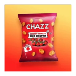 Chazz Cherry Tomato Rice Crispies cseresznyeparadicsom ízű rizschips 100g