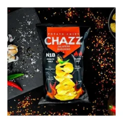 Chazz Jalapeno Habanero ízű burgonyachips 90g – 2. kép
