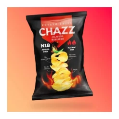 Chazz Jalapeno Habanero ízű burgonyachips 90g
