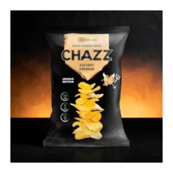 Chazz Naughty Cheddar burgonyachips 90g