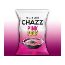 Chazz Pink Soup Potato Chips céklaleves ízű burgonyachips 130g