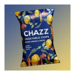 Chazz Vegetable Sour Cream and Onion hagymás tejfölös zöldségchips 75g