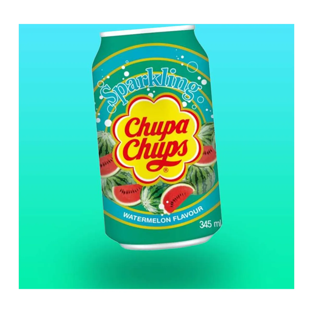 Chupa Chups Watermelon görögdinnye ízű szénsavas üdítőital 345ml