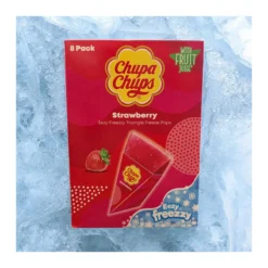 Chupa Chups Strawberry triangle freeze pop eper ízű jégnyalóka 496ml