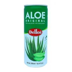 Dellos Aloe - Natur ital aloe vera darabokkal 240ml