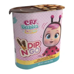Dip N' Go Kakaós mogyorókrém és ropogós pálcikák 55g - Cry Babies Magic Tears