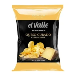 El Valle Xtra Crunch Queso Curado Cured Cheese érlelt sajtos burgonyachips 150g