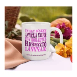 Elképesztő lány anyukája bögre – 2. kép