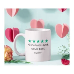 Excellent in bed értékelés bögre