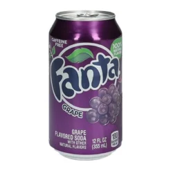 Fanta Grape USA szőlő ízű szénsavas üdítőital 355ml – 2. kép