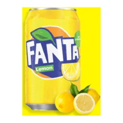 Fanta Lemon citrom ízű szénsavas üdítőital 330ml – 2. kép