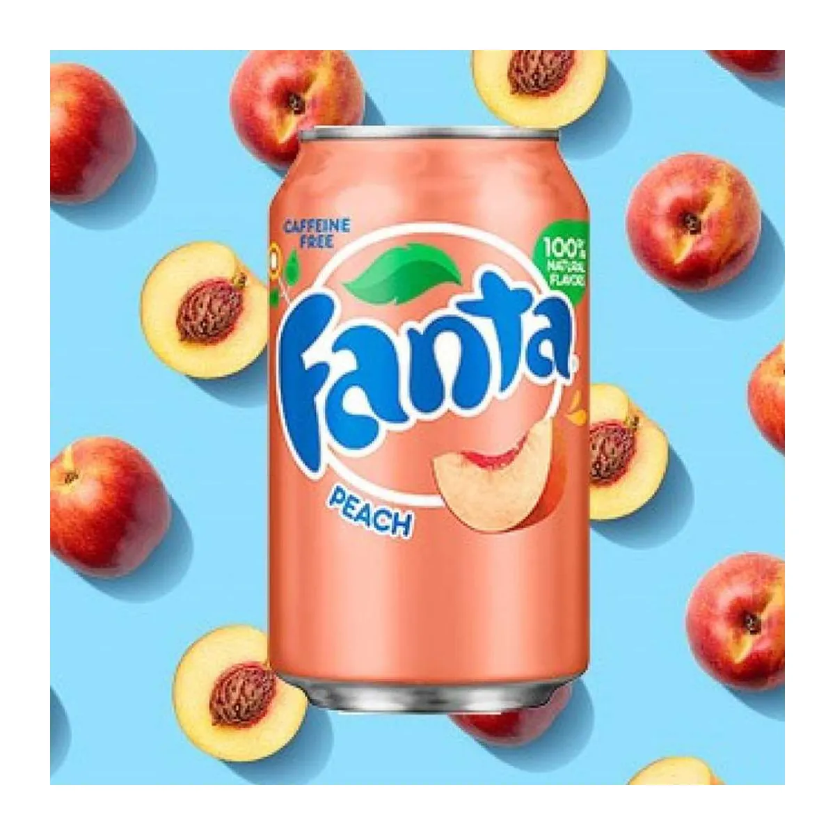 Fanta Peach USA barack ízű szénsavas üdítőital 355ml – 2. kép