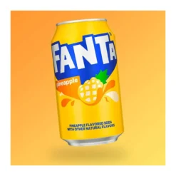 Fanta Pineapple USA Ananász ízű szénsavas üdítőital 355ml
