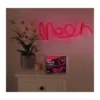 Formázható rózsaszín neon világítás