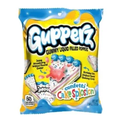 Gupperz Confetti Cakesplosion töltött gumicukor 72g