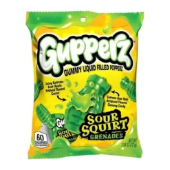 Gupperz Sour Squirt Grenades töltött gumicukor 72g