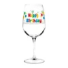 Happy Birthday szülinapi borospohár