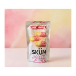 Happy Sweets SKÜM Swedish Style Candy eper-banán ízű cukor 145g