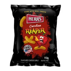 Herrs Carolina Reaper sajtos - csípős chips 113g – 2. kép