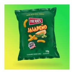 Herrs Jalapeno and Cheddar sajtos chips 113g