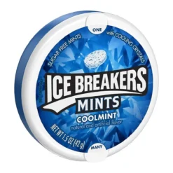 Hershey Ice Breakers Sugar Free Mints - Cool mint cukorka 42g