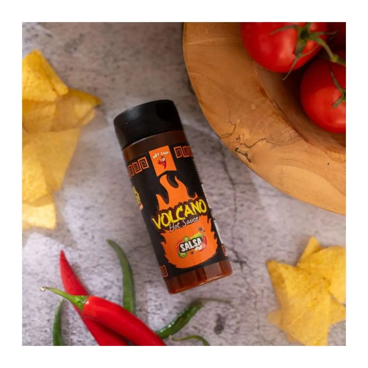 Hot Chip Volcano Chili szósz - Salsa 270ml – 2. kép