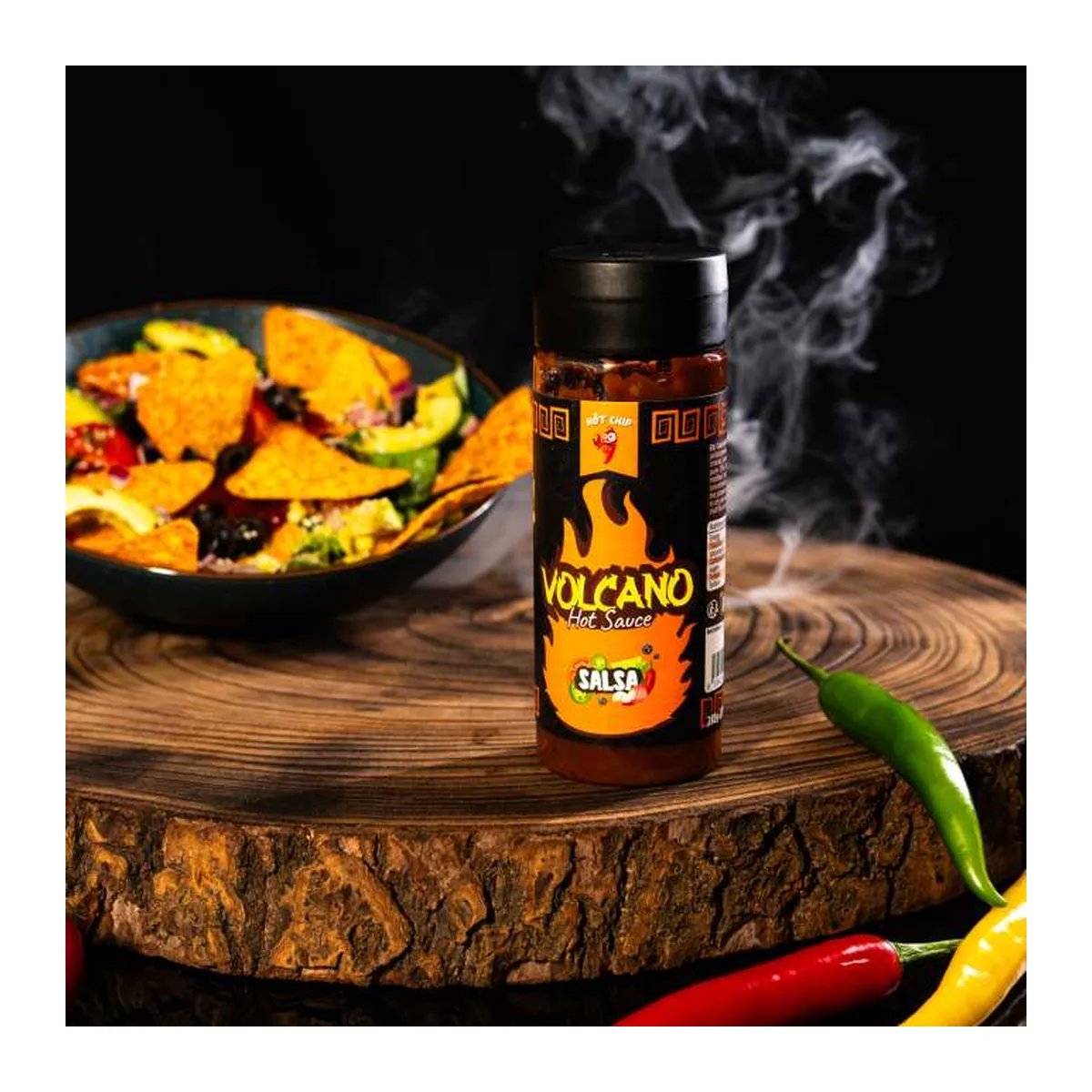 Hot Chip Volcano Chili szósz - Salsa 270ml – 3. kép