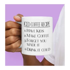 Iced Coffee Recipe fehér bögre