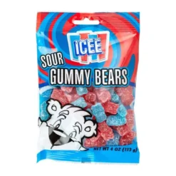 ICEE Sour Gummy Bears savanyú gumicukor 113g