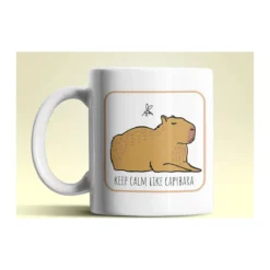 Keep calm like Capybara fehér bögre