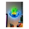 Lilo és Stitch ananász kalapban Neon falra szerelhető Led hangulatvilágítás
