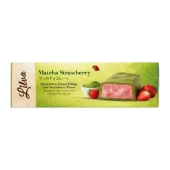 LILVA Matcha fehér csokoládészelet - Epres 40 g
