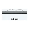 Mágneses fekete színű fa posztersín 40 cm