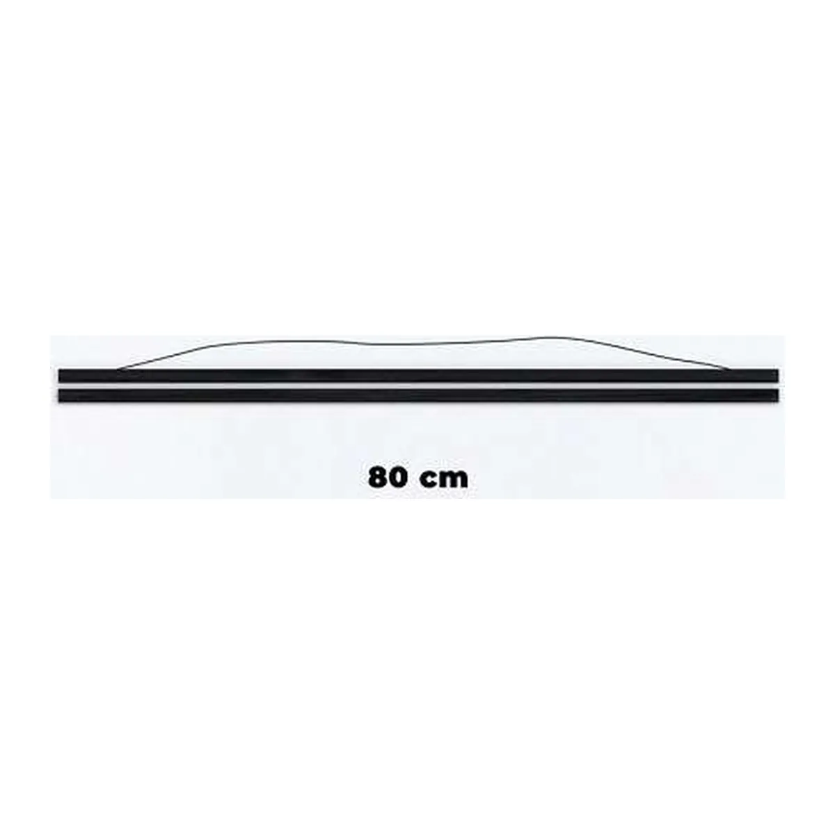 Mágneses fekete színű fa posztersín 80 cm