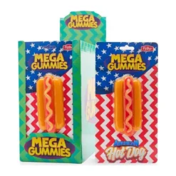 Mega Gummies American Hot Dog formájú gumicukor 120g