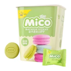 Mico Ice Cream Matcha Macaron sütemény 88g – 2. kép