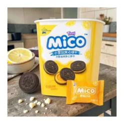 Mico Lemon Cheesecake citromos sajttorta ízű mini kekszek 88g