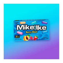 Mike and Ike Berry Blast bogyós gyümölcs ízű cukorkák 120g